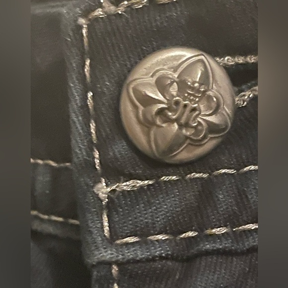 Miss Me Signature Skinny Jeans Dark Blue Size 28 - Picture 14 of 16